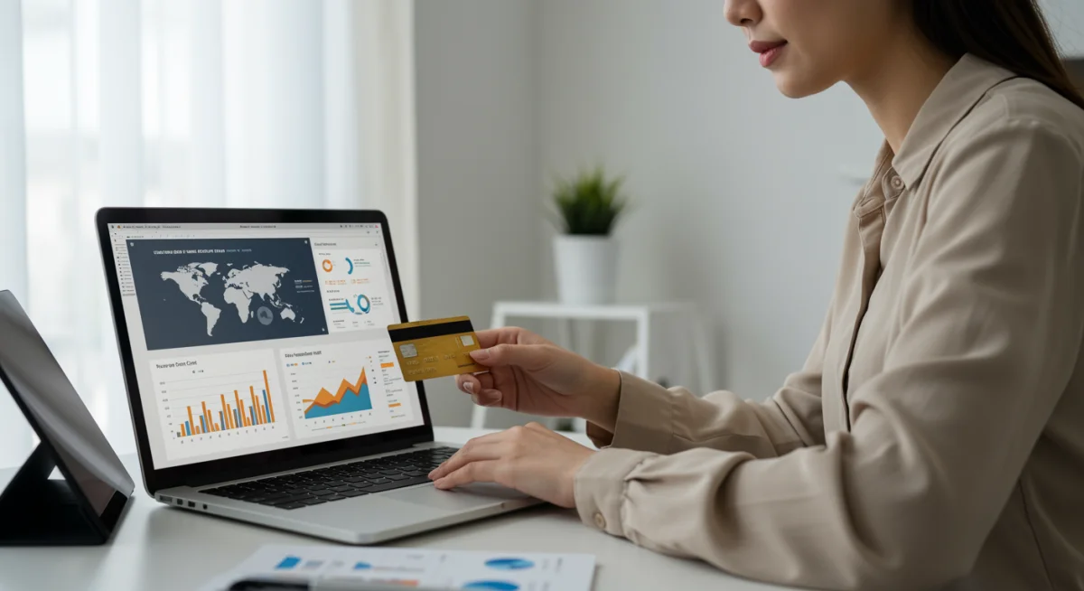 Comparando opções de cartões e contas digitais para economizar em viagens.